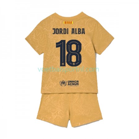 FC Barcelona Jordi Alba 18 Kind Uit Tenue 2022-23